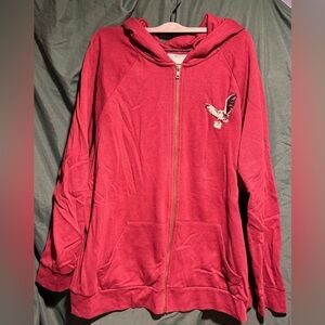 Harry Potter Maroon Zip-Up Hoodie (2x)